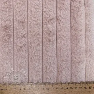 Kunstfell Stripes Luxe old rose