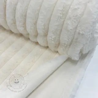Kunstfell Stripes Luxe ecru