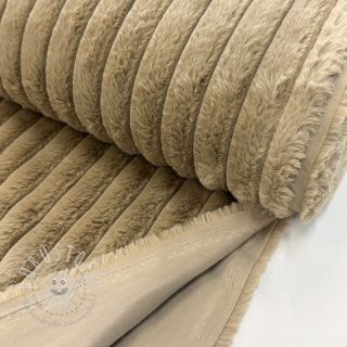 Kunstfell Stripes Luxe beige