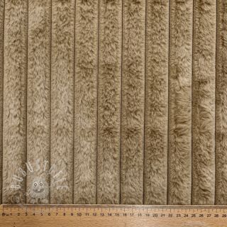 Kunstfell Stripes Luxe beige