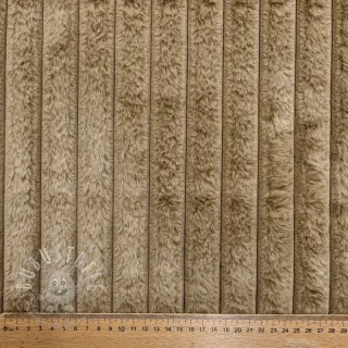 Kunstfell Stripes Luxe beige