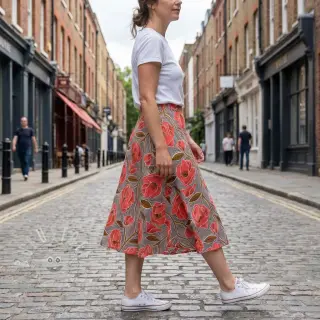 Baumwollstoff VOILE Timi flowers