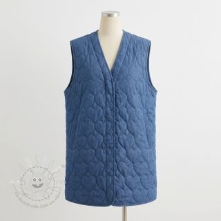 Steppstoffe DENIM Hearts