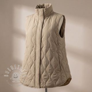 Steppstoffe ZIG ZAG beige