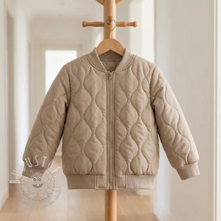 Steppstoffe ZIG ZAG beige