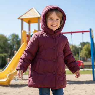 Steppstoffe ZIG ZAG aubergine