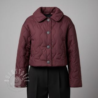 Steppstoffe ZIG ZAG aubergine