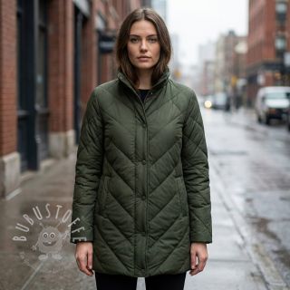 Steppstoffe ZIG ZAG army green