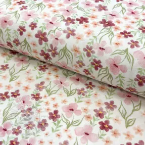 Double gauze/musselin Flowers Sisi digital print