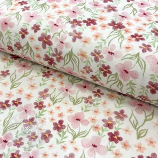 Double gauze/musselin Flowers Sisi digital print