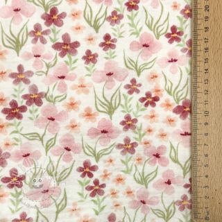 Double gauze/musselin Flowers Sisi digital print