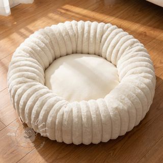 Kunstfell Stripes Luxe ecru