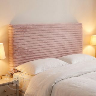 Kunstfell Stripes Luxe old rose