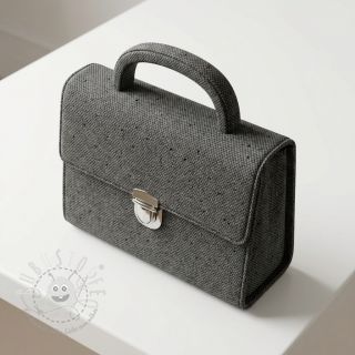 Damenkostümstoff PIED DE POULE BRUSHED Studs