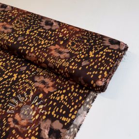 Viskosestoff SATIN Abstract flow digital print