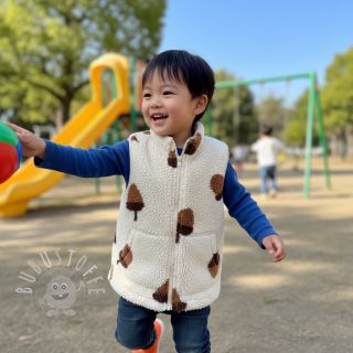 Mantelstoff TEDDY JACQUARD Acorns