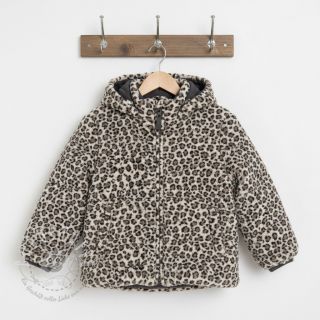 Mantelstoff TEDDY JACQUARD Animal skin brown