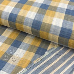 Double gauze/musselin DOUBLE SIDED Summer Check