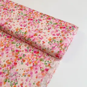 Viskosestoff SATIN Dots digital print