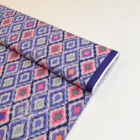 Viskosestoff RADIANCE Abstract purple digital print