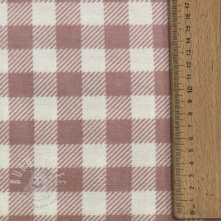 Baumwollstoff FLANNEL BIG Check light pink