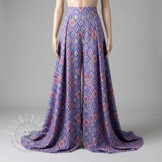 Viskosestoff RADIANCE Abstract purple digital print