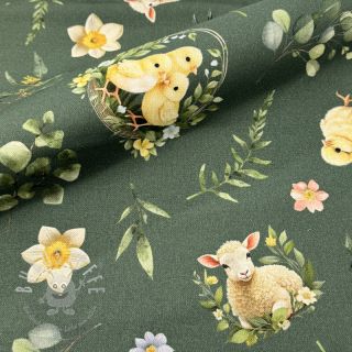 Dekostoff Bohemian Easter Mood digital print