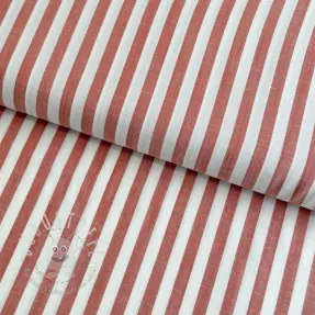 Viskosestoff YARN DYED Stripes SMALL orange