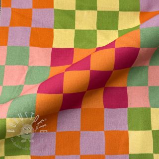 Dekostoff Joyful Block Patch digital print