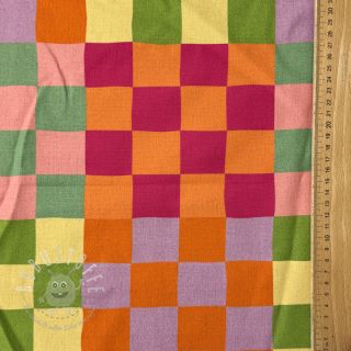 Dekostoff Joyful Block Patch digital print