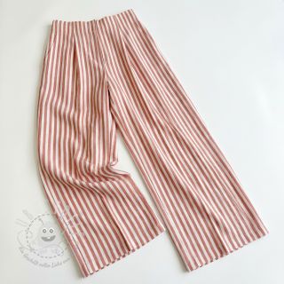 Viskosestoff YARN DYED Stripes SMALL orange