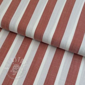 Viskosestoff YARN DYED Stripes BIG orange