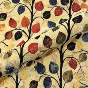 Dekostoff GOBELIN premium Leaves Funky Arty
