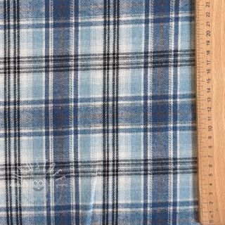 Scottish Check YARN DYED BRUSHED Ria