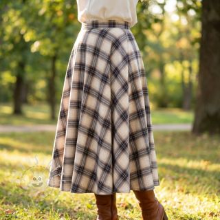 Baumwollstoff YARN DYED BRUSHED Check Tim beige