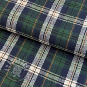 Scottish Check YARN DYED BRUSHED Atlas green