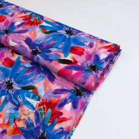 Viskosestoff ECOVERO Flowers design D digital print