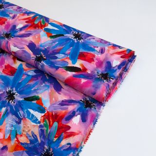 Viskosestoff ECOVERO Flowers design D digital print