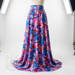 Viskosestoff ECOVERO Flowers design D digital print