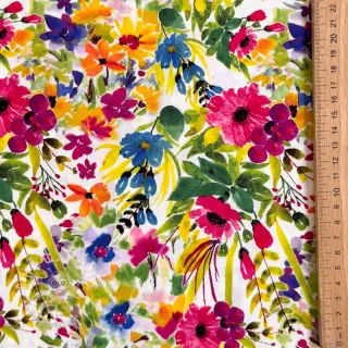 Viskosestoff RADIANCE Flowers Zanny digital print
