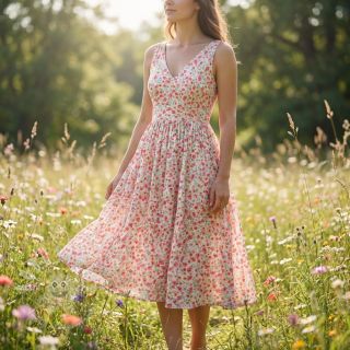 Viskosestoff RADIANCE Flowers Morene digital print