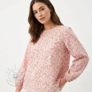 Viskosestoff RADIANCE Flowers Morene digital print