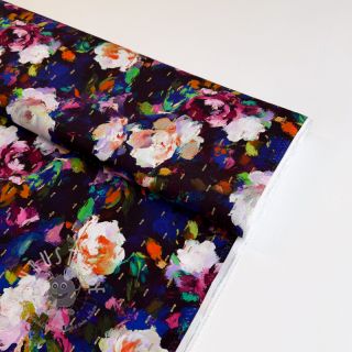 Viskosestoff LUREX Flower Tanja digital print