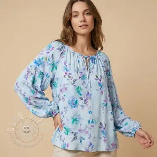 Viskosestoff RADIANCE Flowers Wendy digital print