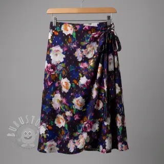 Viskosestoff LUREX Flower Tanja digital print