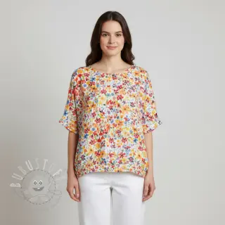 Viskosestoff RADIANCE Flowers Jaja digital print