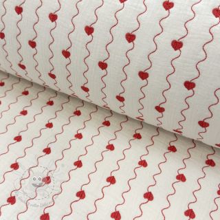 Double gauze/musselin STEPPED Heart