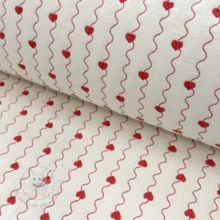 Double gauze/musselin STEPPED Heart