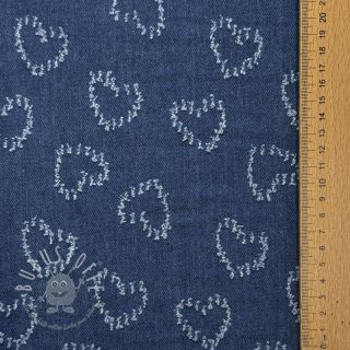JEANS DENIM JACQUARD Hearts
