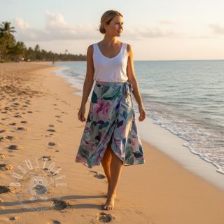 Viskosestoff RADIANCE Flower design C digital print